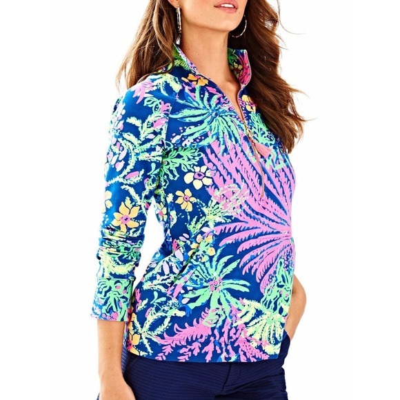Lilly Pulitzer Sweaters - ❌SOLD❌LILLY PULITZER UPF 50+ Skipper Popover XL